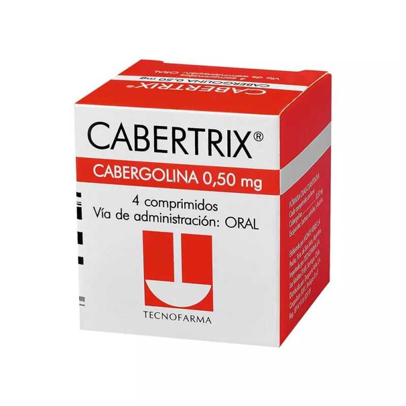 Cabertrix 0,5 mg x 4 Comprimidos - Cabergolina