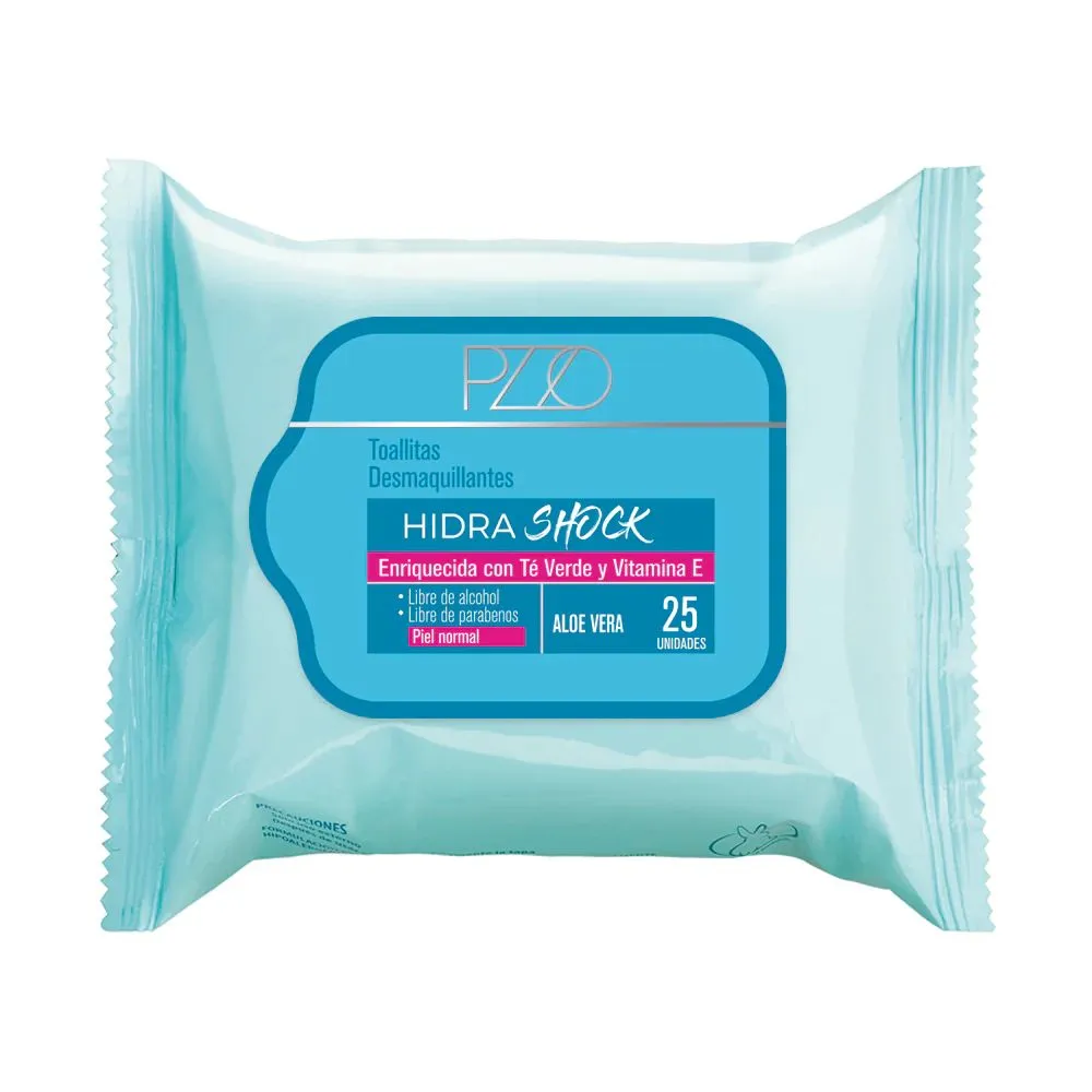 Petrizzio Hidra Shock Aloe Vera Toallitas Desmaquillantes 25 Un