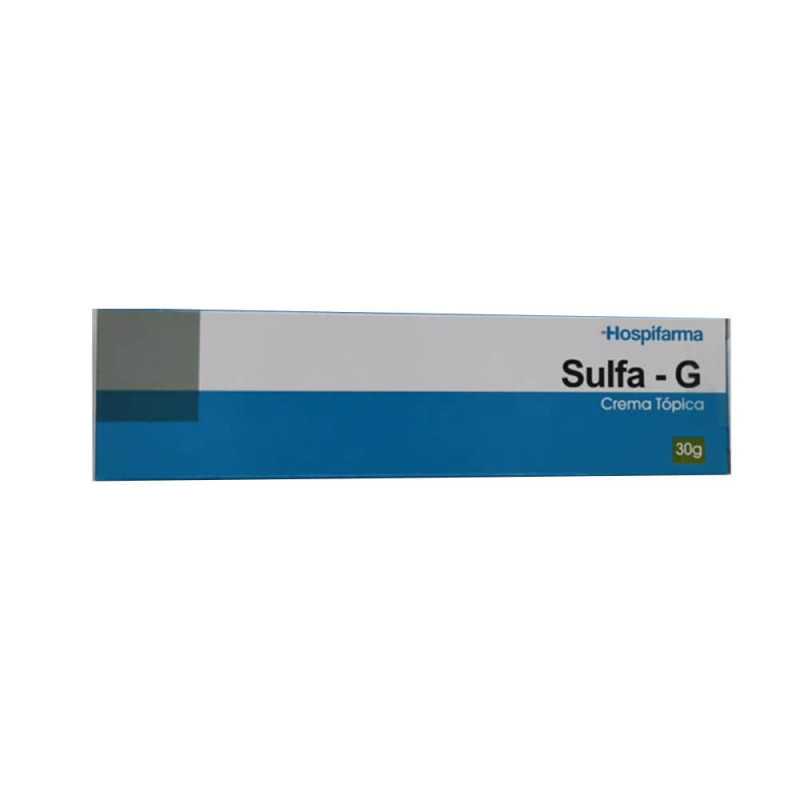 Sulfa-G Crema 30 g - Sulfadiazina de Plata + Lidocaína + Vitaminas
