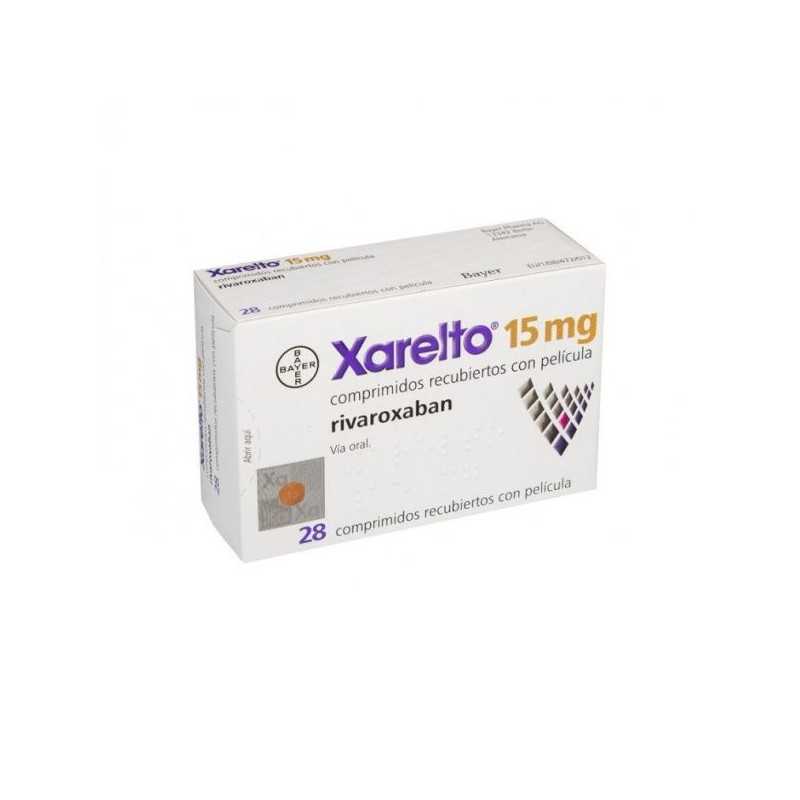Xarelto 15 mg x 28 Comprimidos Recubiertos - Rivaroxabán (Bayer)