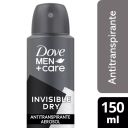 Dove Men Desodorante en Aerosol Invisible Dry 150ml