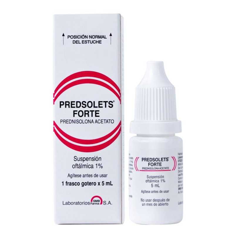 Predsolets Forte 1% Suspensión Oftálmica 5 mL - Prednisolona