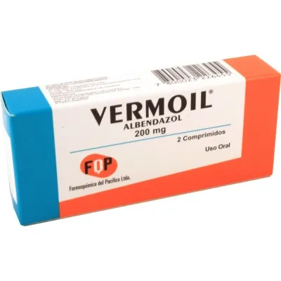 Vermoil 200 mg x 2 Comprimidos - Albendazol