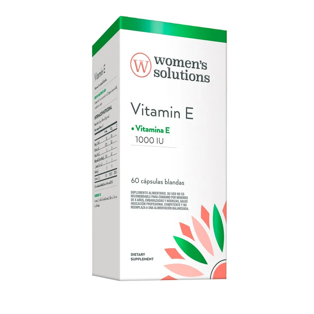 Vitamina E 1000 UI 60 Cápsulas - Women's Solutions