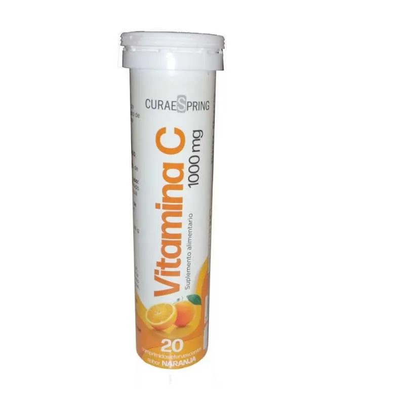 Vitamina C 1000 mg x 20 Comprimidos Efervescentes - Curae Spring