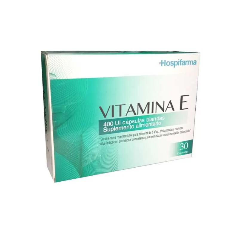 Hospifarma Vitamina E 400 UI 30 Cápsulas blandas