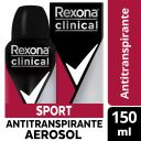Rexona Clinical Antitranspirante Aerosol Sport 150 ml