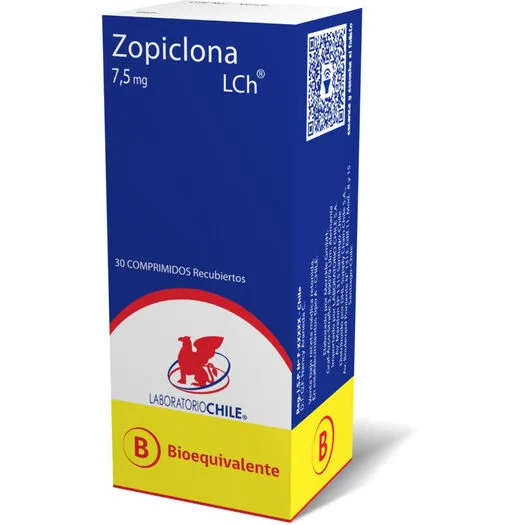 Zopiclona 7.5 mg x 30 Comprimidos - Laboratorio Chile