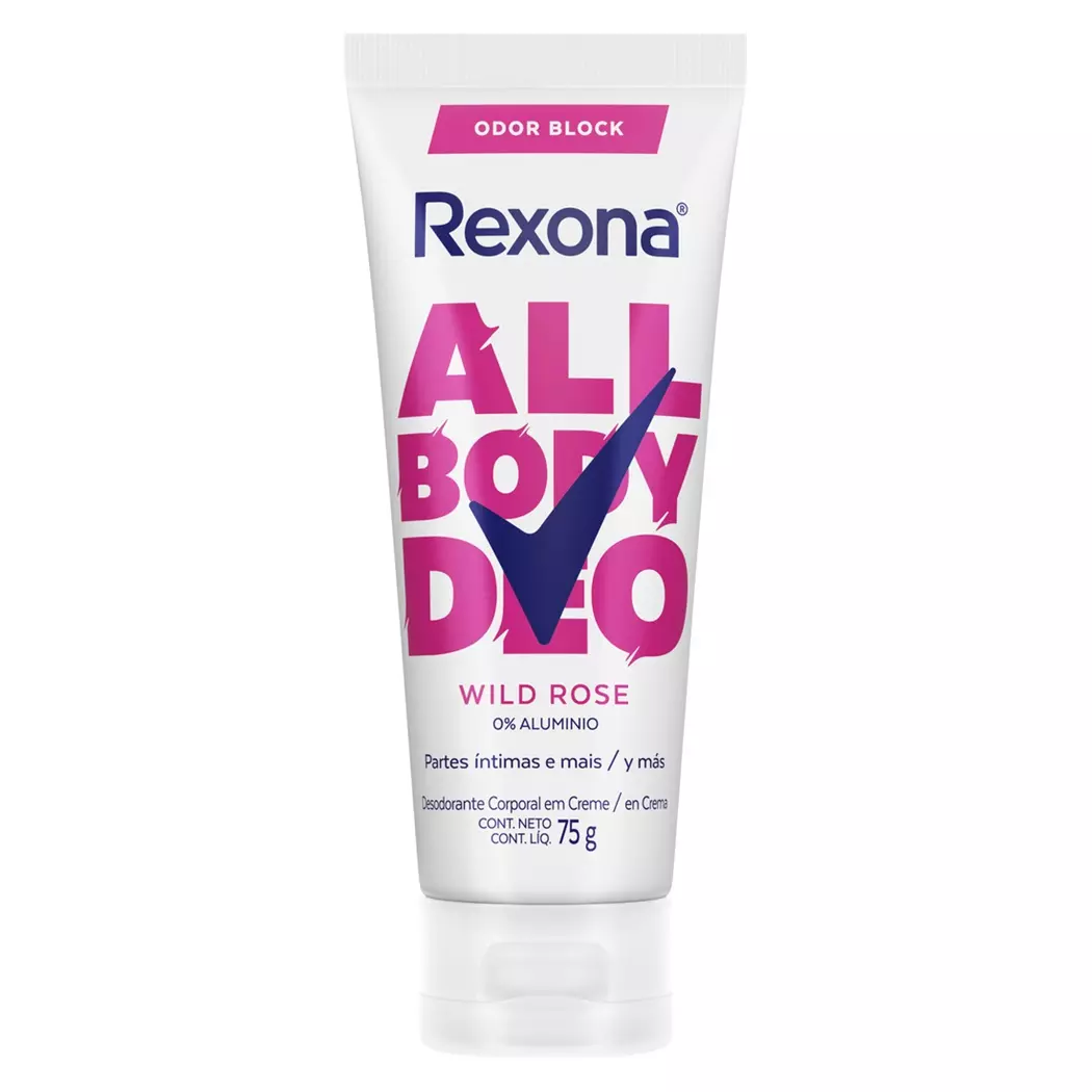 Rexona All Body Deo Wild Rose 75 g