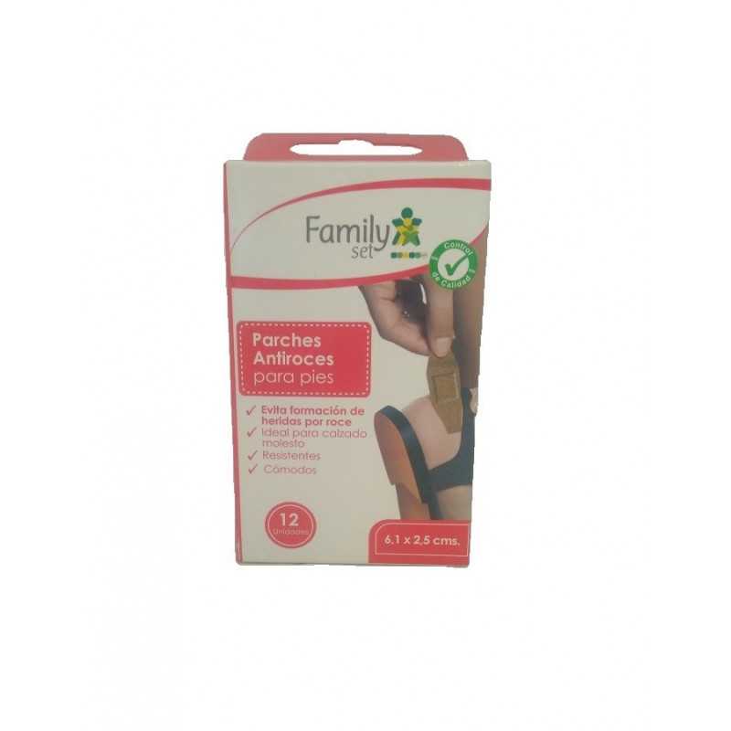 Family Set Parches Antiroces para Pies 12 Unidades