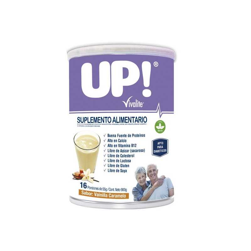 Vivalite Up Vainilla Caramelo 900 g Polvo - Suplemento Alimentario