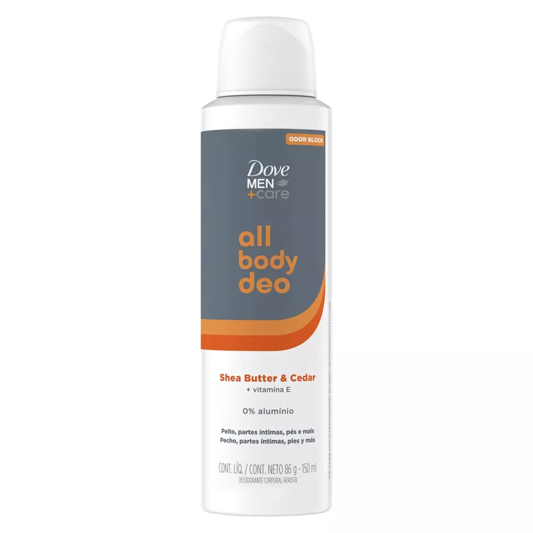 Dove Men+Care All Body Deo Shea Butter & Cedar 150 ml