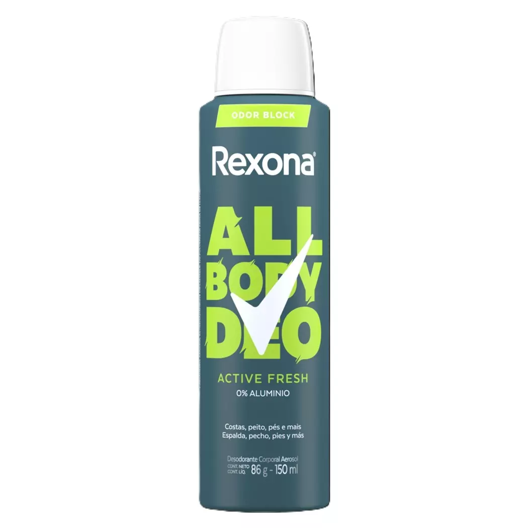 Rexona All Body Deo Active Fresh Aerosol 150 ml