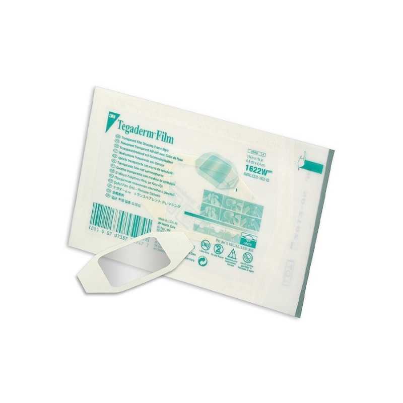 Tegaderm 3M 1622 Apósito Transparente 4,4 x 4,4 cm