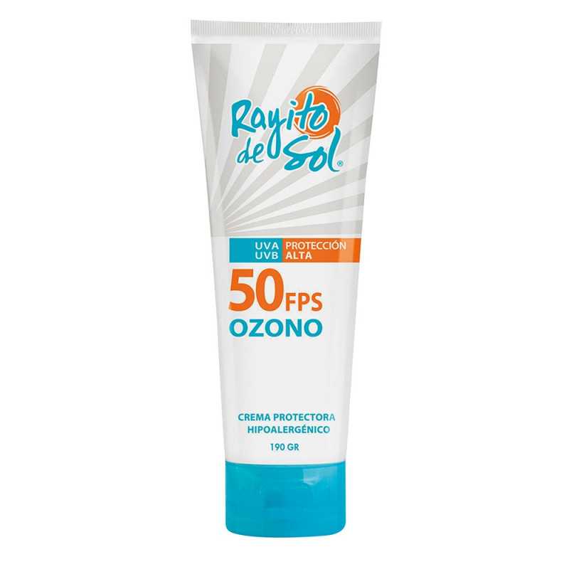 Rayito del Sol Ozono FPS 50 Crema Protectora 190 g - Antioxidante