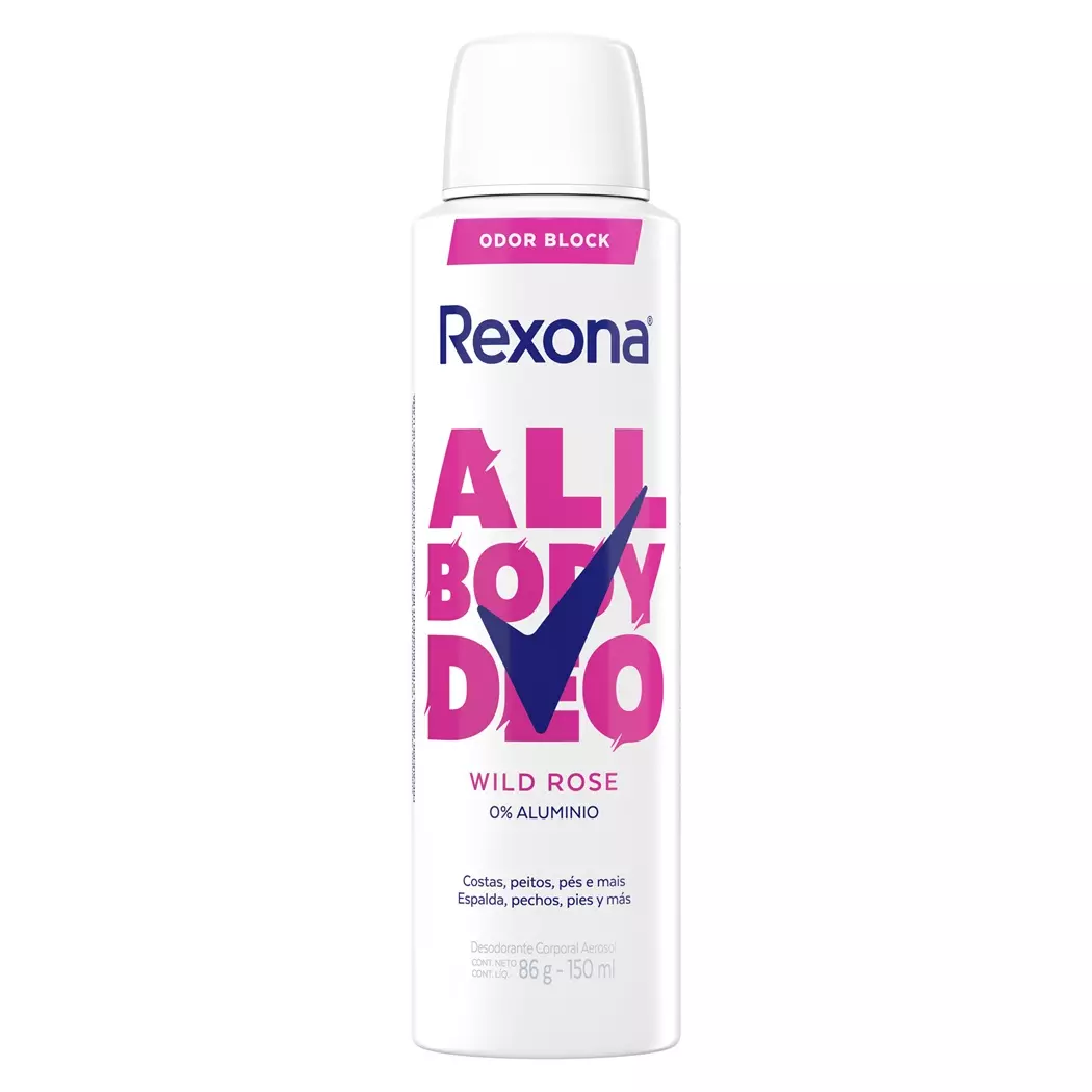 Rexona All Body Deo Wild Rose 150 ml