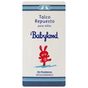 Babyland Talco repuesto 200 gramos.