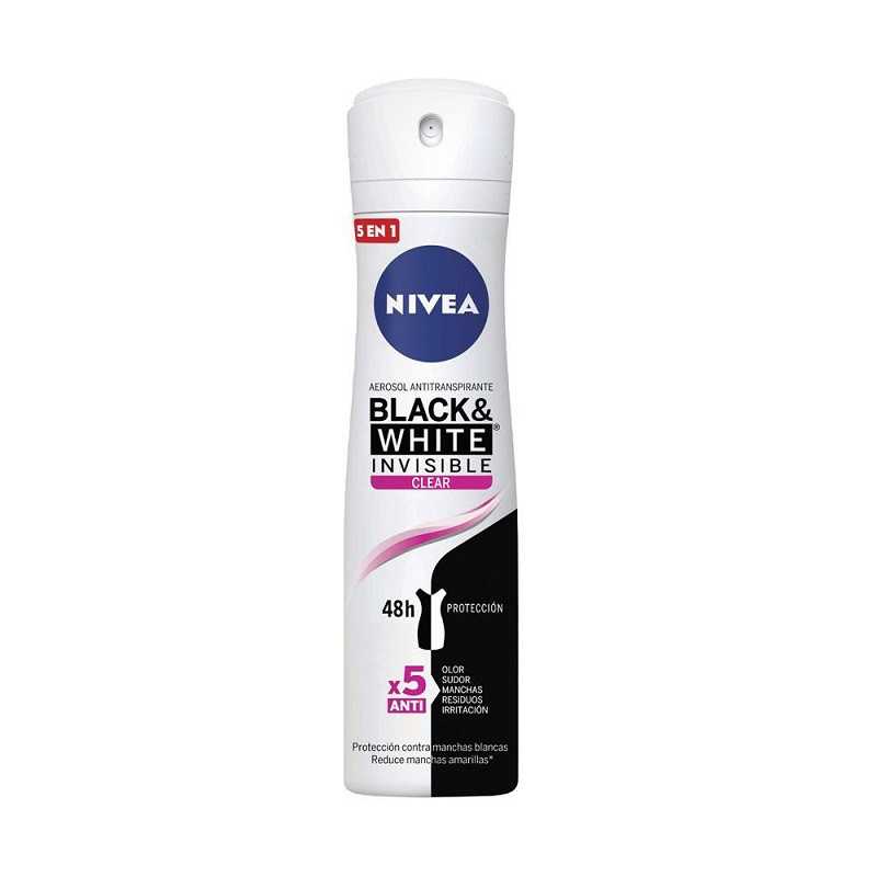 Nivea Black & White Invisible Clear 150 ml
