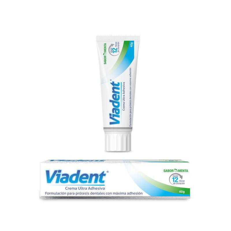 Viadent Crema Ultra Adhesiva Menta 40 g