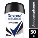 Rexona Antitranspirante Invisible Barra 50 g