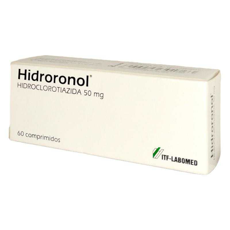Hidroronol 50 mg x 60 Comprimidos - Hidroclorotiazida