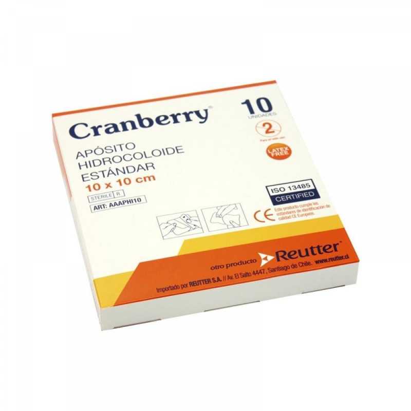 Cranberry Apósito Hidrocoloide Estándar 10x10 cm - 10 Unidades