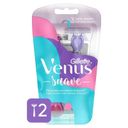Gillette Venus Suave afeitadora desechable 3 hojas mujer x 2 unidades