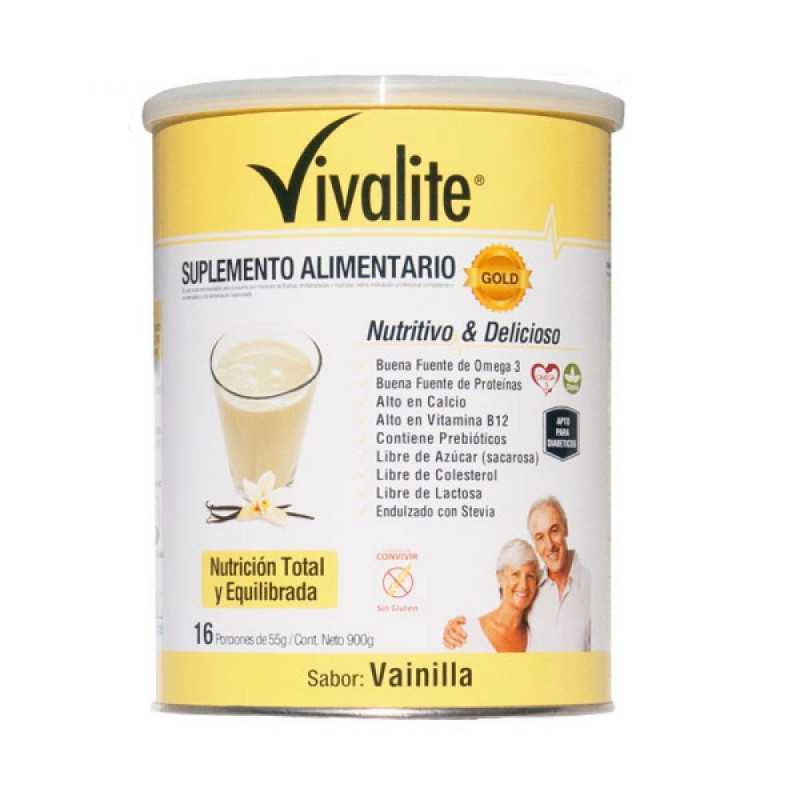 Vivalite Gold Vainilla 900 g - Suplemento Alimentario