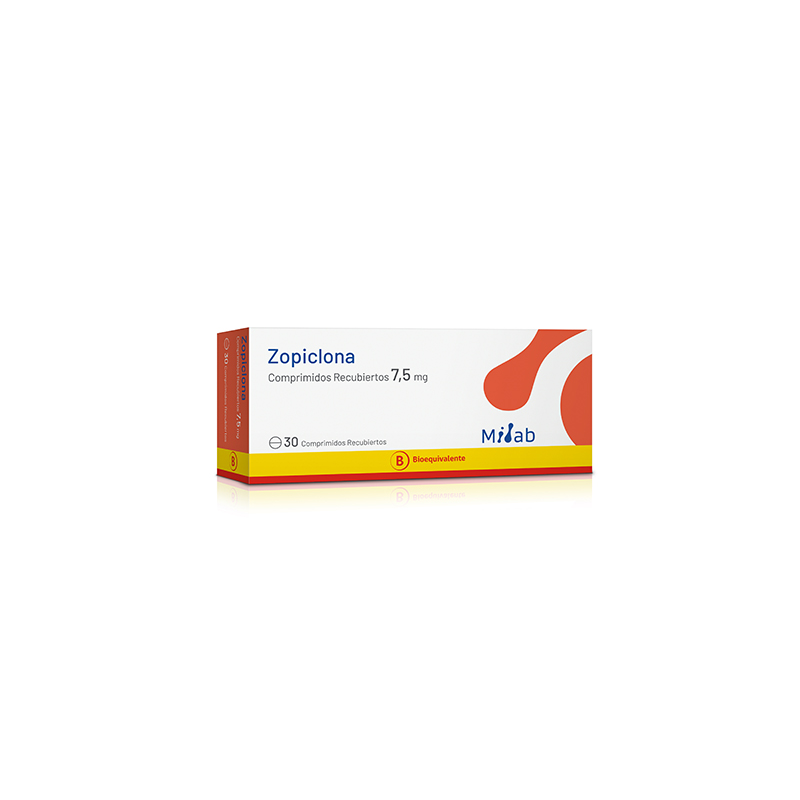 Zopiclona 7,5 mg x 30 Comprimidos - Milab