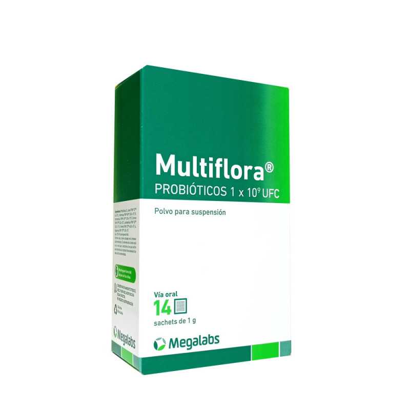 Multiflora Probióticos 1x10⁹ UFC 14 Sachets Polvo Suspensión