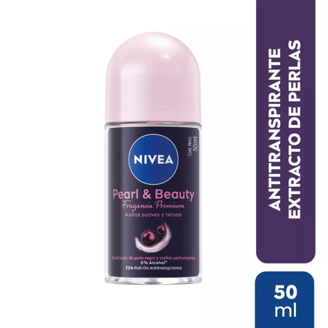 NIVEA Pearl & Beauty Black Roll-On 50 ml - Antitranspirante