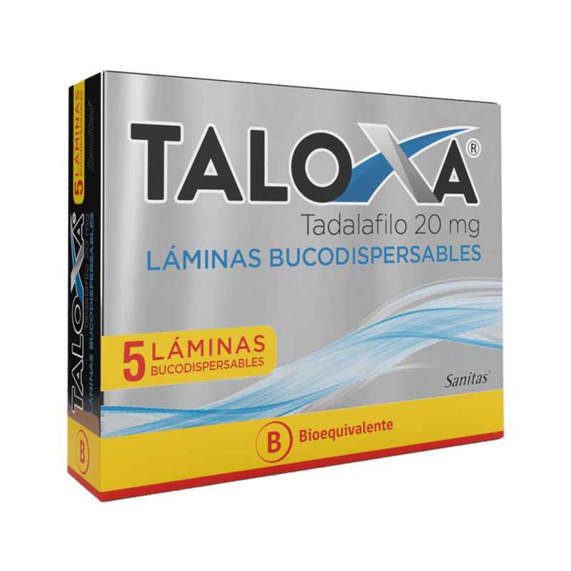 Taloxa 20 mg x 5 Láminas Bucodispersables - Tadalafilo