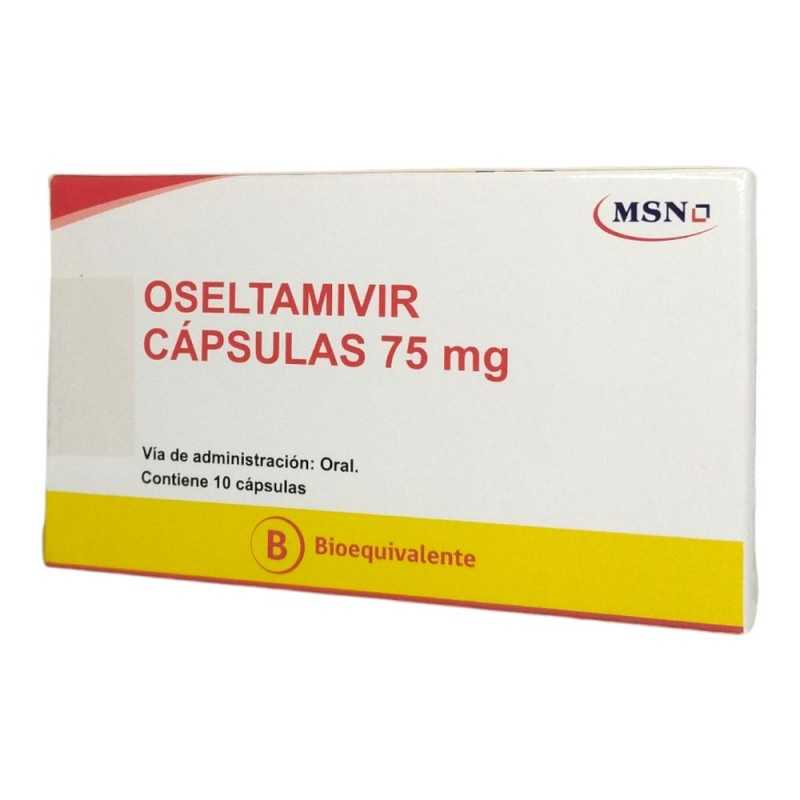 Oseltamivir 75 mg x 10 Cápsulas - MSN