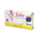 Tobe 2,5 mg x 30 comprimidos.