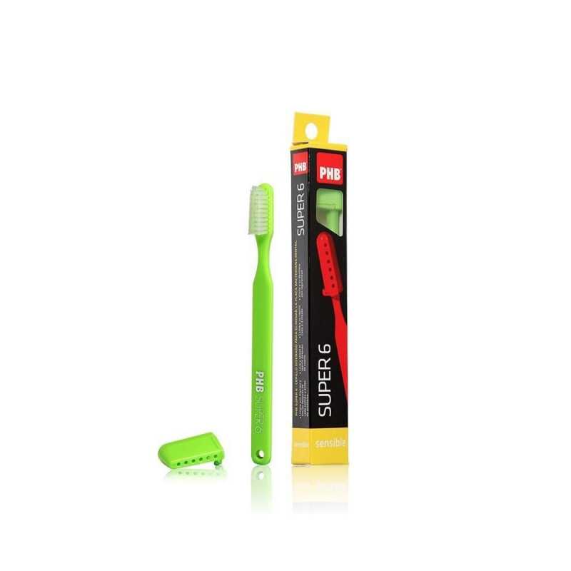 PHB Super 6 Sensible Cepillo Dental para Dientes Sensibles