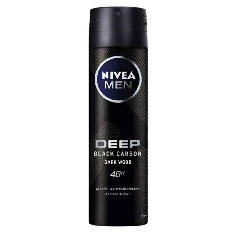 Nivea Men Deep Black Carbon Dark Wood 150 ml