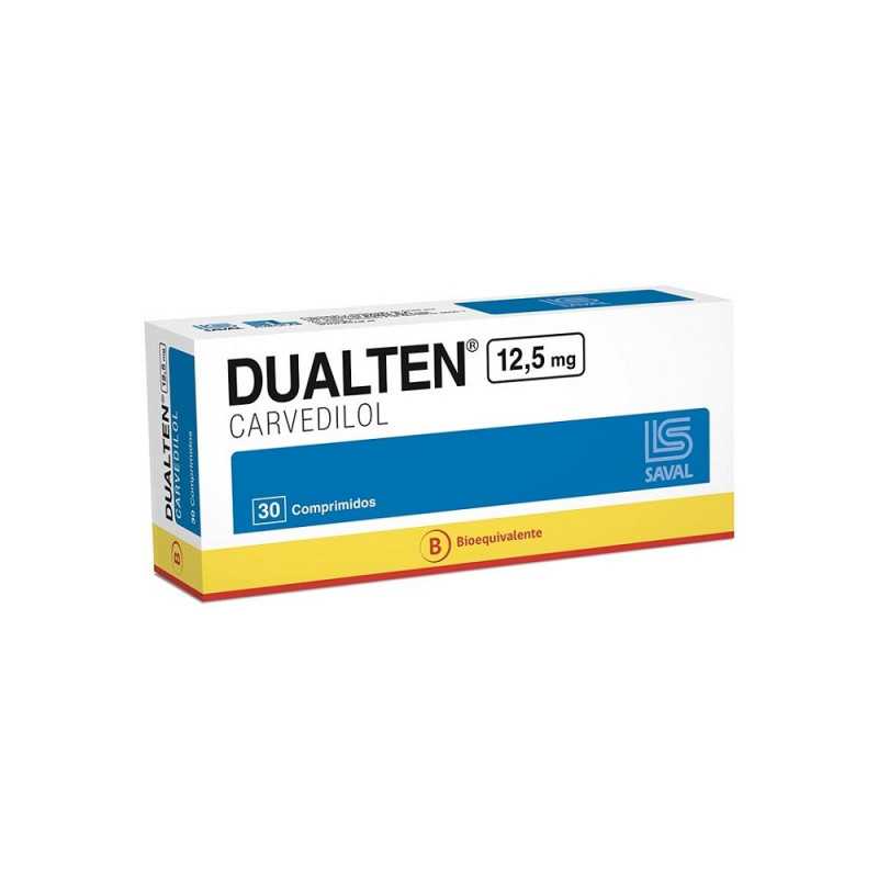 Dualten 12,5 mg x 30 Comprimidos - Carvedilol