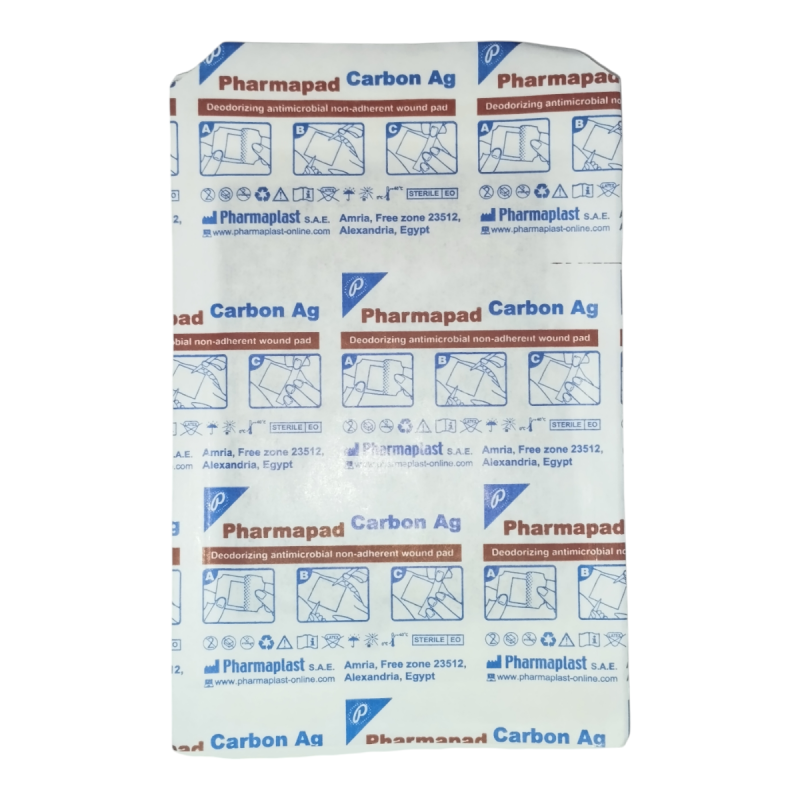 Pharmapad Carbón Ag apósito carbón activado + plata 7,5 x 10 cm