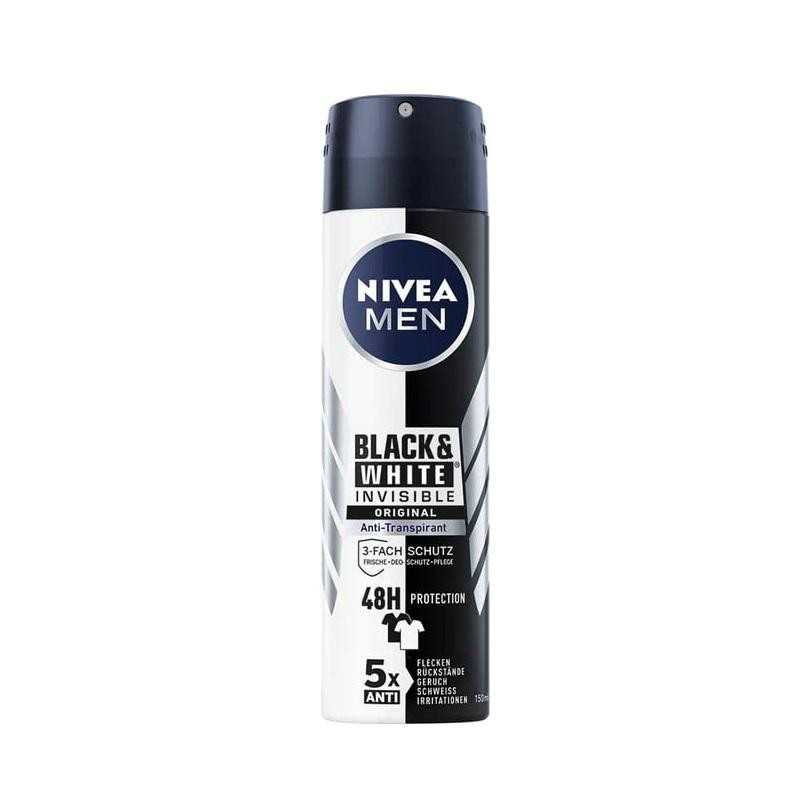 Nivea Men Black & White Invisible Original Antitranspirante 150 ml