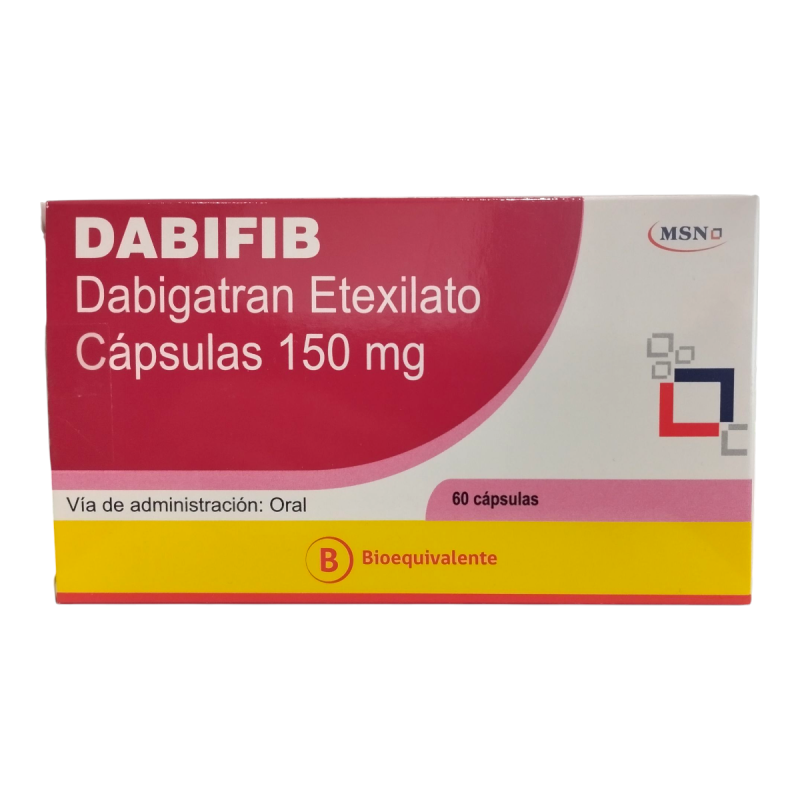 Dabifib 150 mg x 60 Cápsulas - Dabigatrán Etexilato