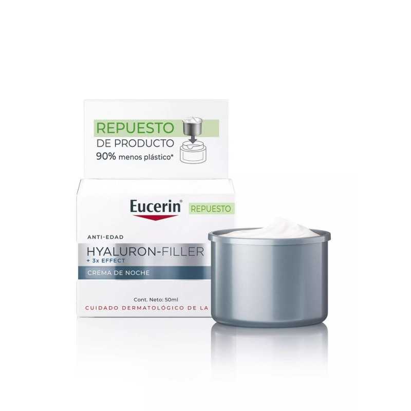 Eucerin Hyaluron-Filler +3x Effect Crema de Noche Repuesto 50 ml