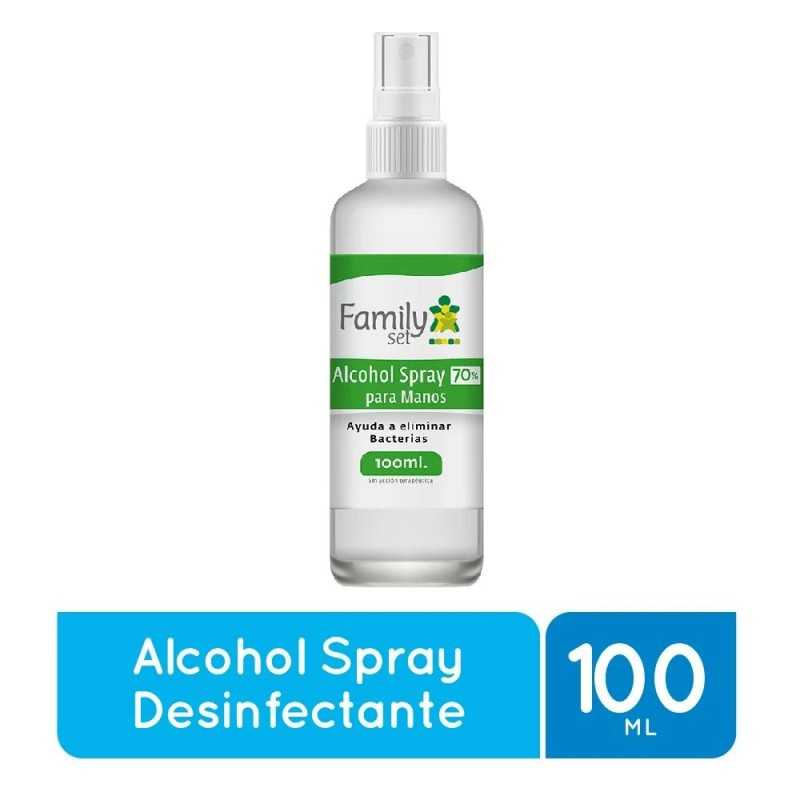 Family Set Alcohol Spray Desinfectante 100 ml