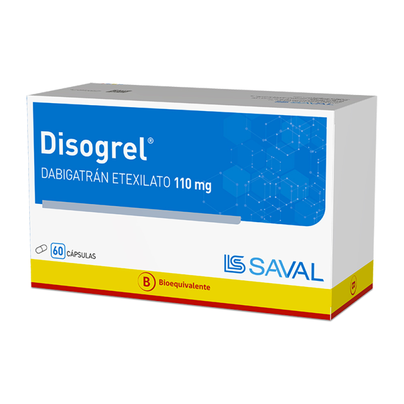 Disogrel 110 mg x 60 Cápsulas - Dabigatrán Etexilato