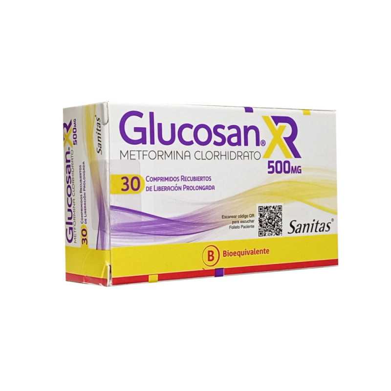 Glucosan XR 500 mg x 30 Comprimidos - Metformina