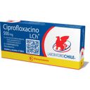 Ciprofloxacino 500 mg x 6 comprimidos. (Chile)