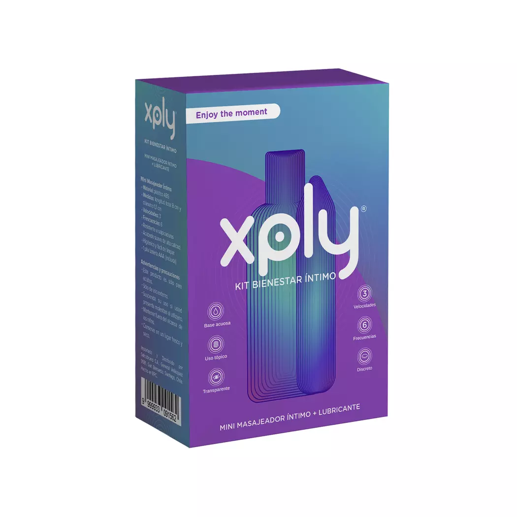 Xply Kit Bienestar Íntimo Mini Vibrador + Lubricante