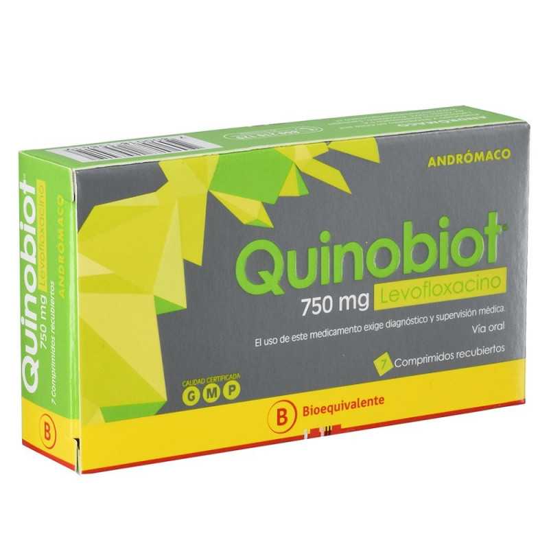Quinobiot 750 mg x 7 Comprimidos - Levofloxacino