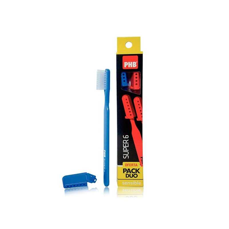 PHB Super 6 Pack Duo Sensible 2 un - Cepillo Dental