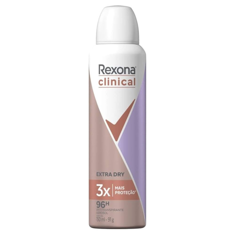 Rexona Clinical Extra Dry Antitranspirante Aerosol 150 ml