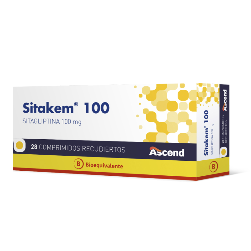 Sitakem 100 mg x 28 Comprimidos - Sitagliptina